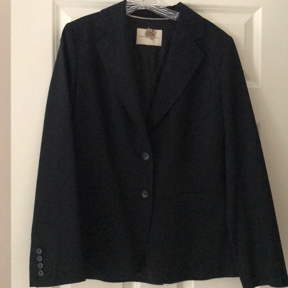 Lined Black Banana Republic Suit Jacket Like New Gem